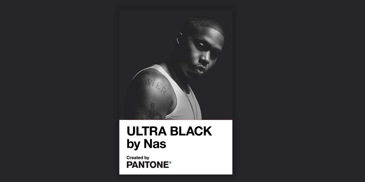 Pantone lança cor “Ultra Black” em parceria com rapper Nas - Mercadizar