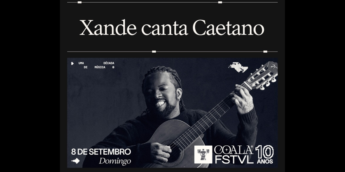 Coala Festival anuncia show de Xande de Pilares cantando Caetano Veloso
