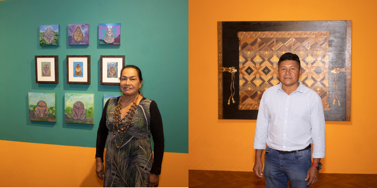 Exposição ‘Dois Indígenas da Amazônia – Vida e Arte’ celebra o trabalho de expoentes das artes visuais amazônidas, em São Paulo