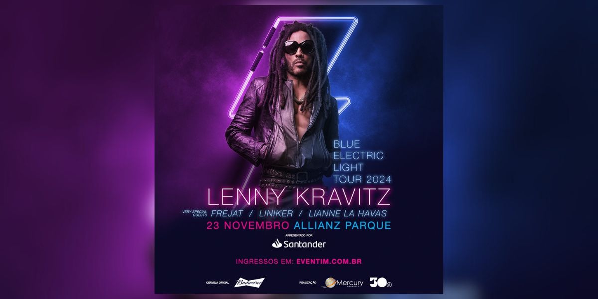 Lenny Kravitz anuncia Liniker como show de abertura em São Paulo