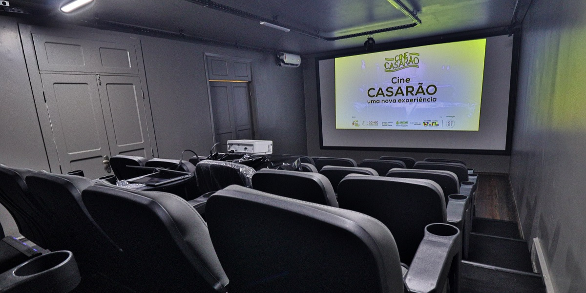 Casarão de Ideias inaugura nova sala de cinema com tecnologia exclusiva no Norte do Brasil