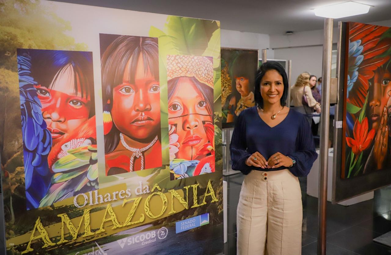 Edina Costa, artista rondoniense, celebra a Amazônia com exposição em Brasília