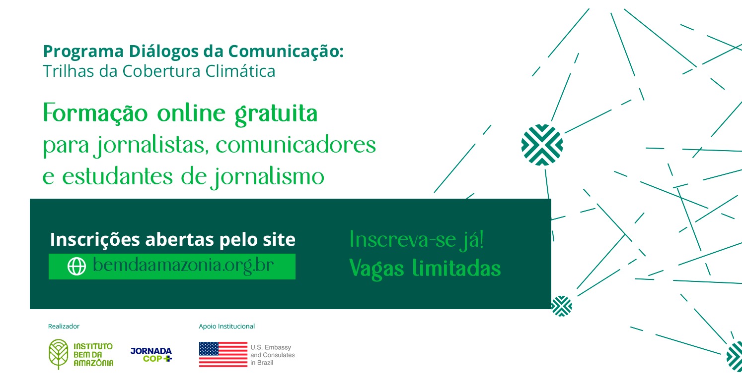 ‘Trilhas da cobertura climática’ abre inscrições para capacitação de jornalistas