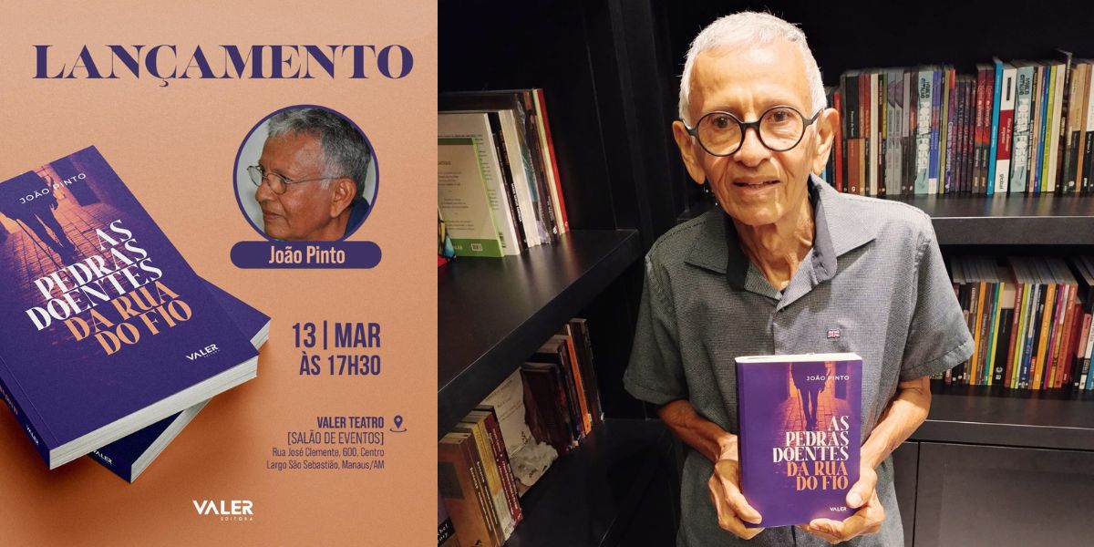 João Pinto lança romance sobre memórias e Alzheimer, nesta quinta (13), na Valer Teatro